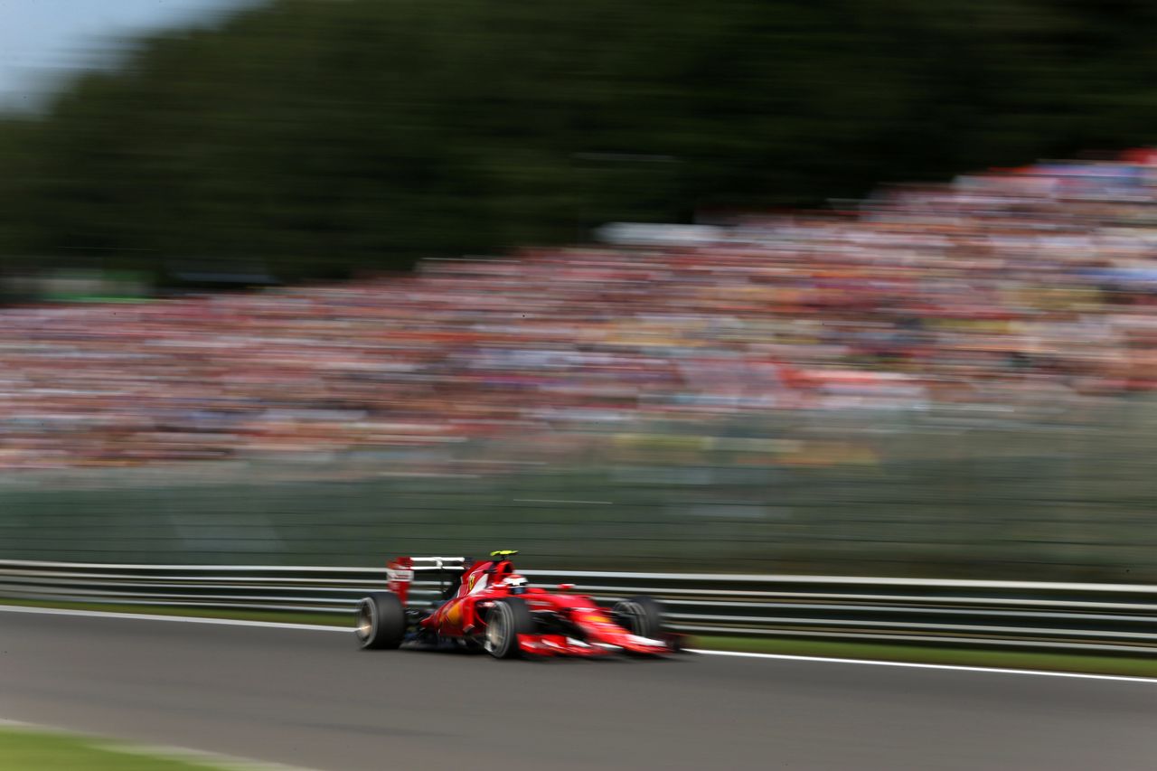 GP BELGIO, 22.08.2015 - Qualifiche, Kimi Raikkonen (FIN) Ferrari SF15-T