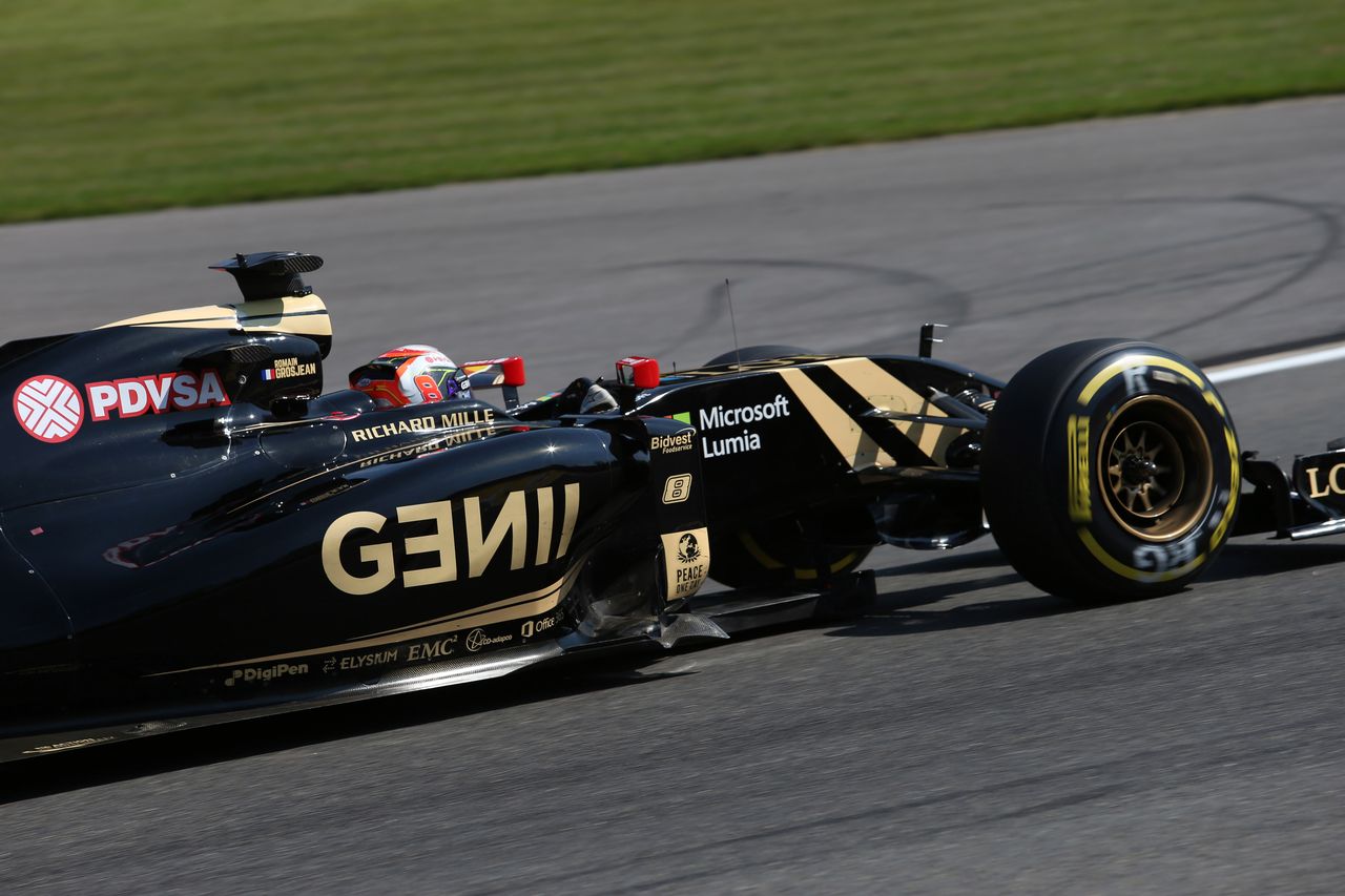 GP BELGIO, 22.08.2015 - Qualifiche, Romain Grosjean (FRA) Lotus F1 Team E23