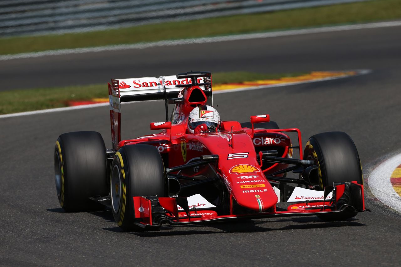 GP BELGIO, 22.08.2015 - Qualifiche, Sebastian Vettel (GER) Ferrari SF15-T