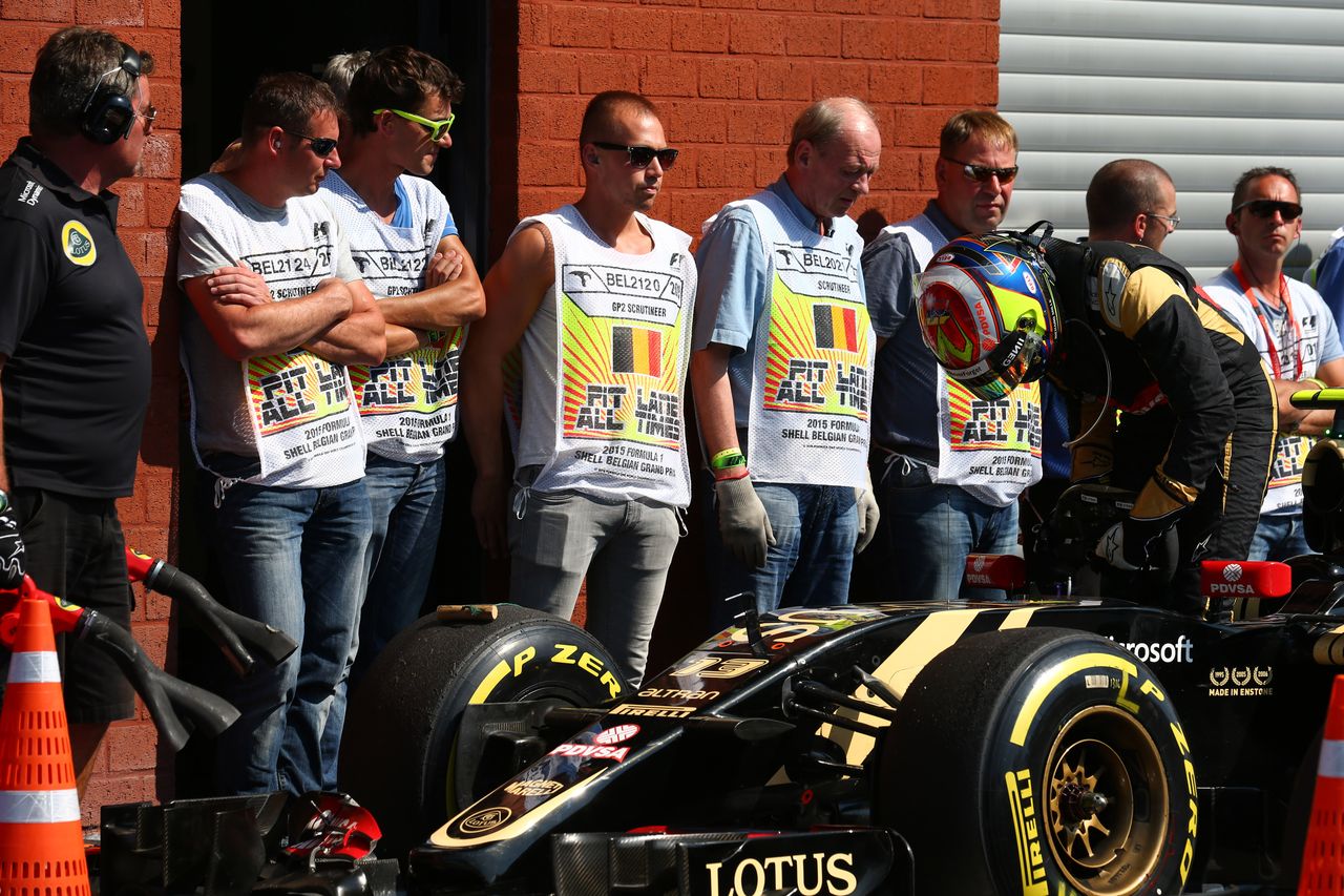 GP BELGIO, 22.08.2015 - Qualifiche, Pastor Maldonado (VEN) Lotus F1 Team E23