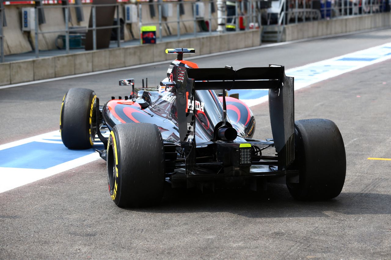 GP BELGIO, 21.08.2015 - Prove Libere 2, Jenson Button (GBR)  McLaren Honda MP4-30.