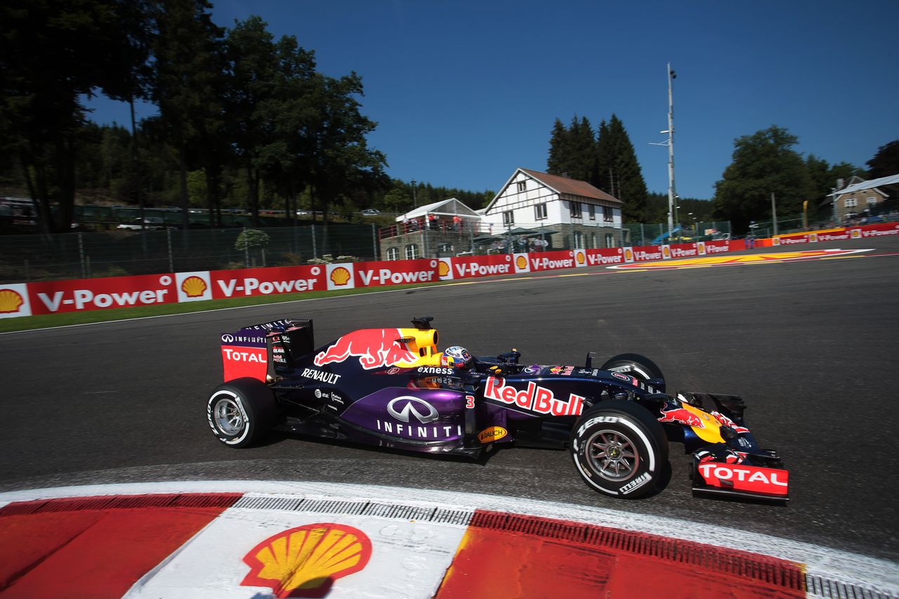 GP BELGIO, 21.08.2015 - Prove Libere 1, Daniel Ricciardo (AUS) Red Bull Racing RB11