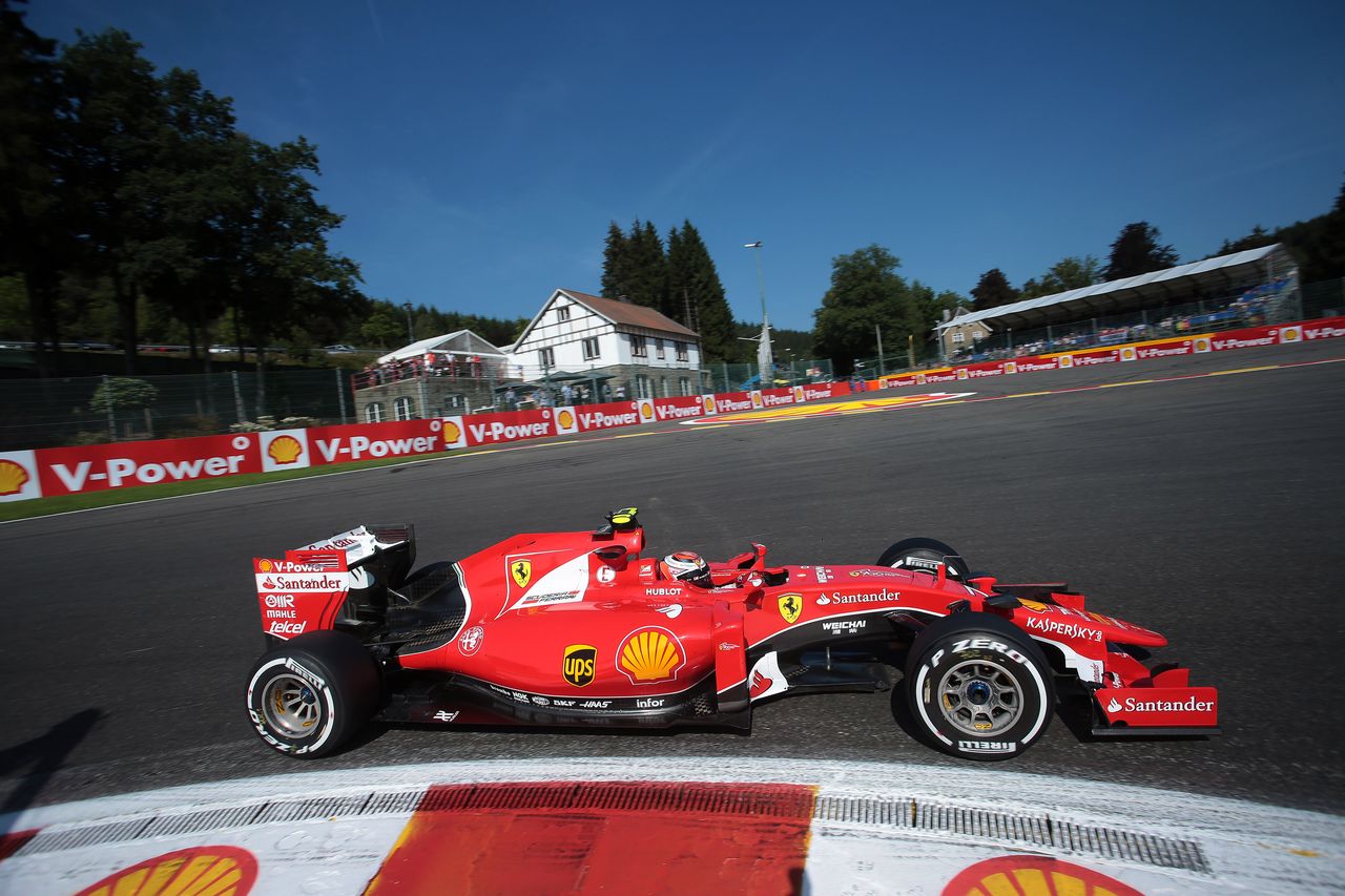 GP BELGIO, 21.08.2015 - Prove Libere 1, Kimi Raikkonen (FIN) Ferrari SF15-T