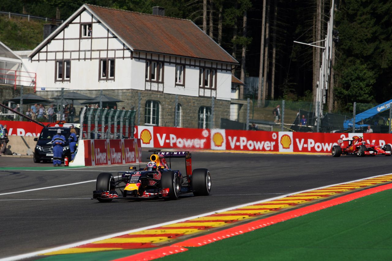 GP BELGIO, 21.08.2015 - Prove Libere 1, Daniel Ricciardo (AUS) Red Bull Racing RB11