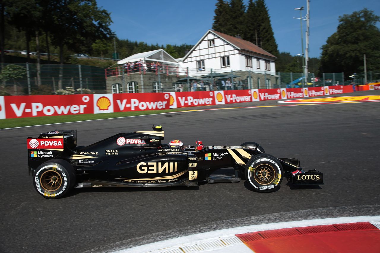 GP BELGIO, 21.08.2015 - Prove Libere 1, Pastor Maldonado (VEN) Lotus F1 Team E23