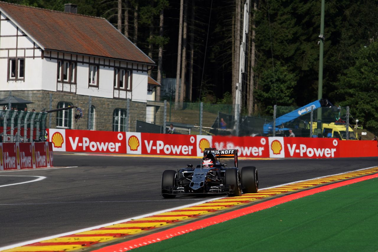 GP BELGIO, 21.08.2015 - Prove Libere 1, Nico Hulkenberg (GER) Sahara Force India F1 VJM08