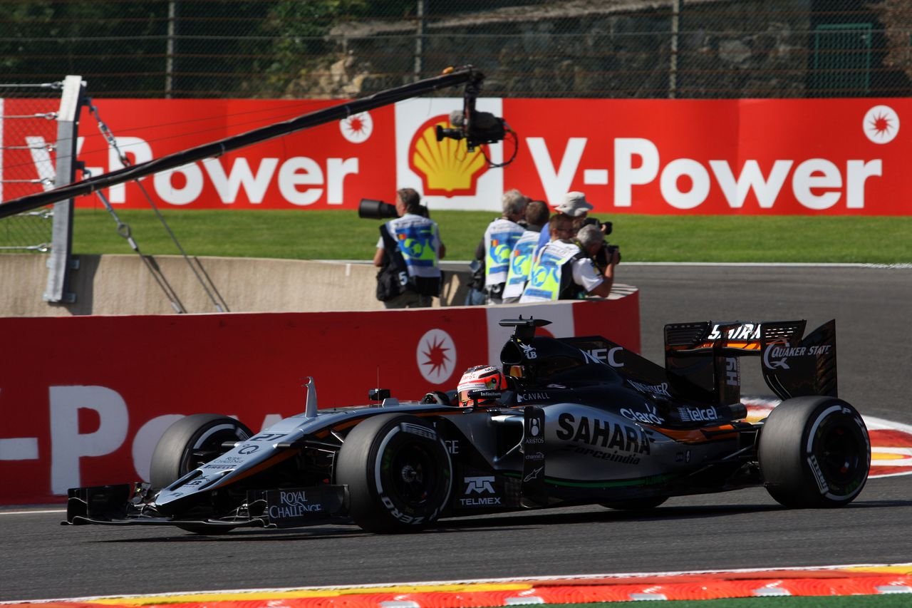 GP BELGIO, 21.08.2015 - Prove Libere 1, Nico Hulkenberg (GER) Sahara Force India F1 VJM08