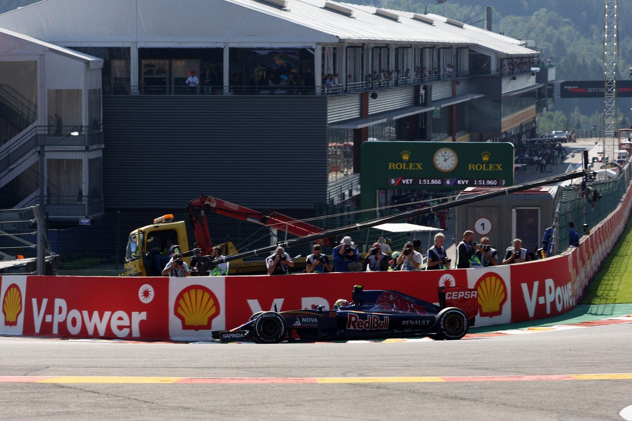 GP BELGIO, 21.08.2015 - Prove Libere 1, Carlos Sainz Jr (ESP) Scuderia Toro Rosso STR10