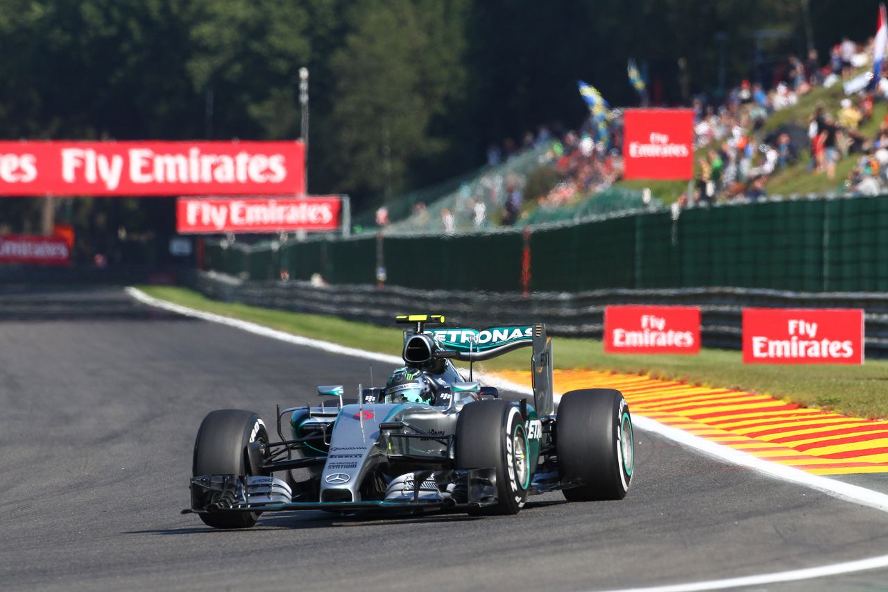 GP BELGIO, 21.08.2015 - Prove Libere 1, Nico Rosberg (GER) Mercedes AMG F1 W06