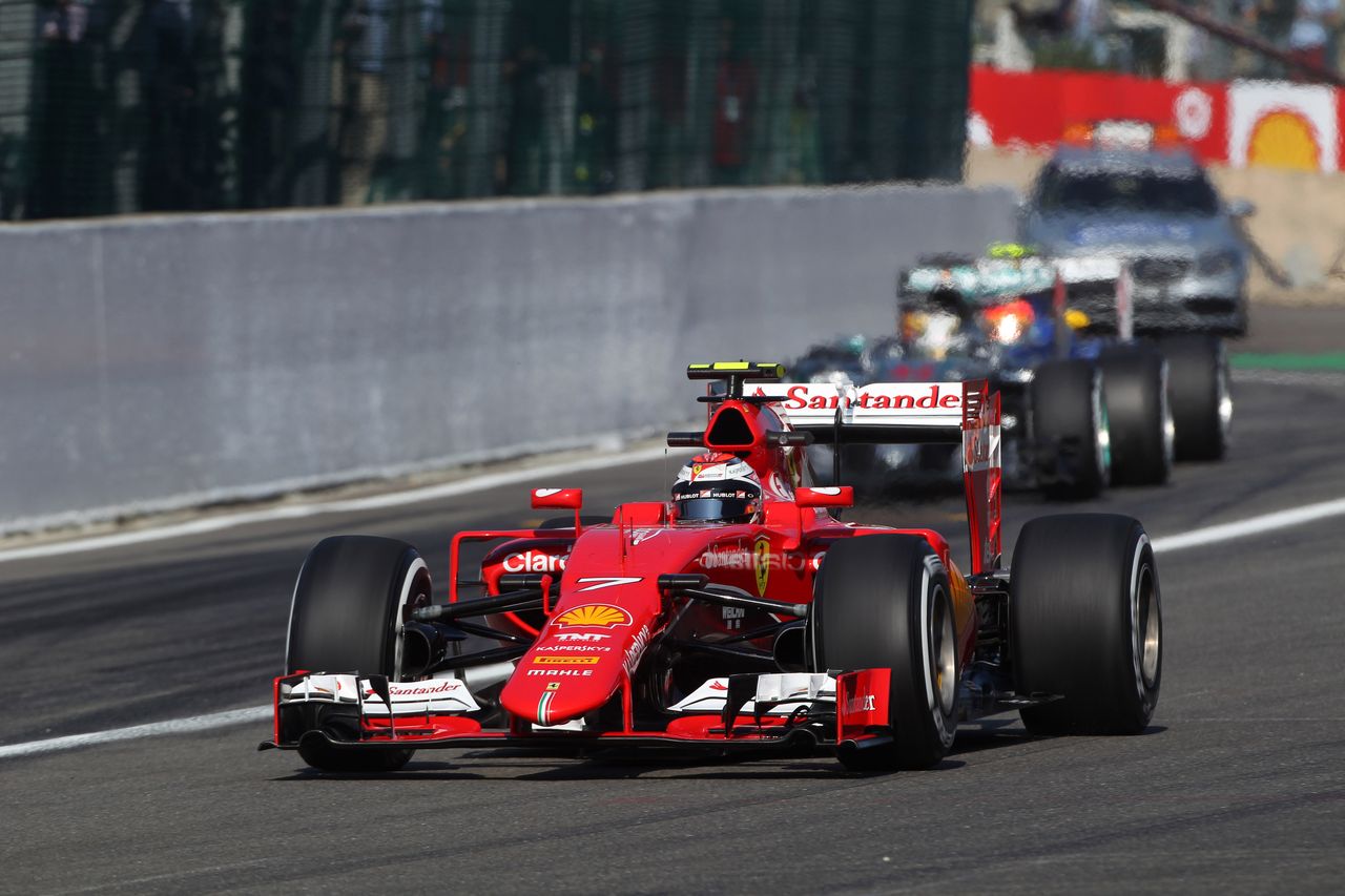 GP BELGIO, 21.08.2015 - Prove Libere 1, Kimi Raikkonen (FIN) Ferrari SF15-T