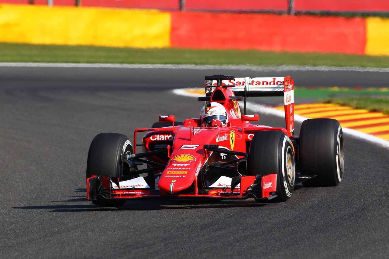 GP BELGIO, 21.08.2015 - Prove Libere 1, Sebastian Vettel (GER) Ferrari SF15-T