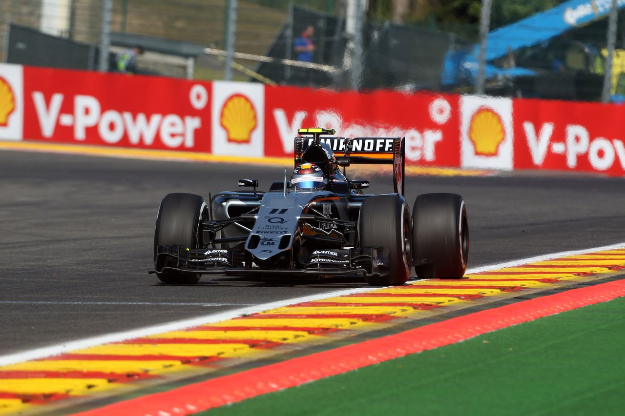 GP BELGIO, 21.08.2015 - Prove Libere 1, Sergio Perez (MEX) Sahara Force India F1 VJM08