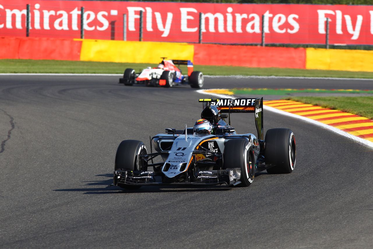 GP BELGIO, 21.08.2015 - Prove Libere 1, Sergio Perez (MEX) Sahara Force India F1 VJM08
