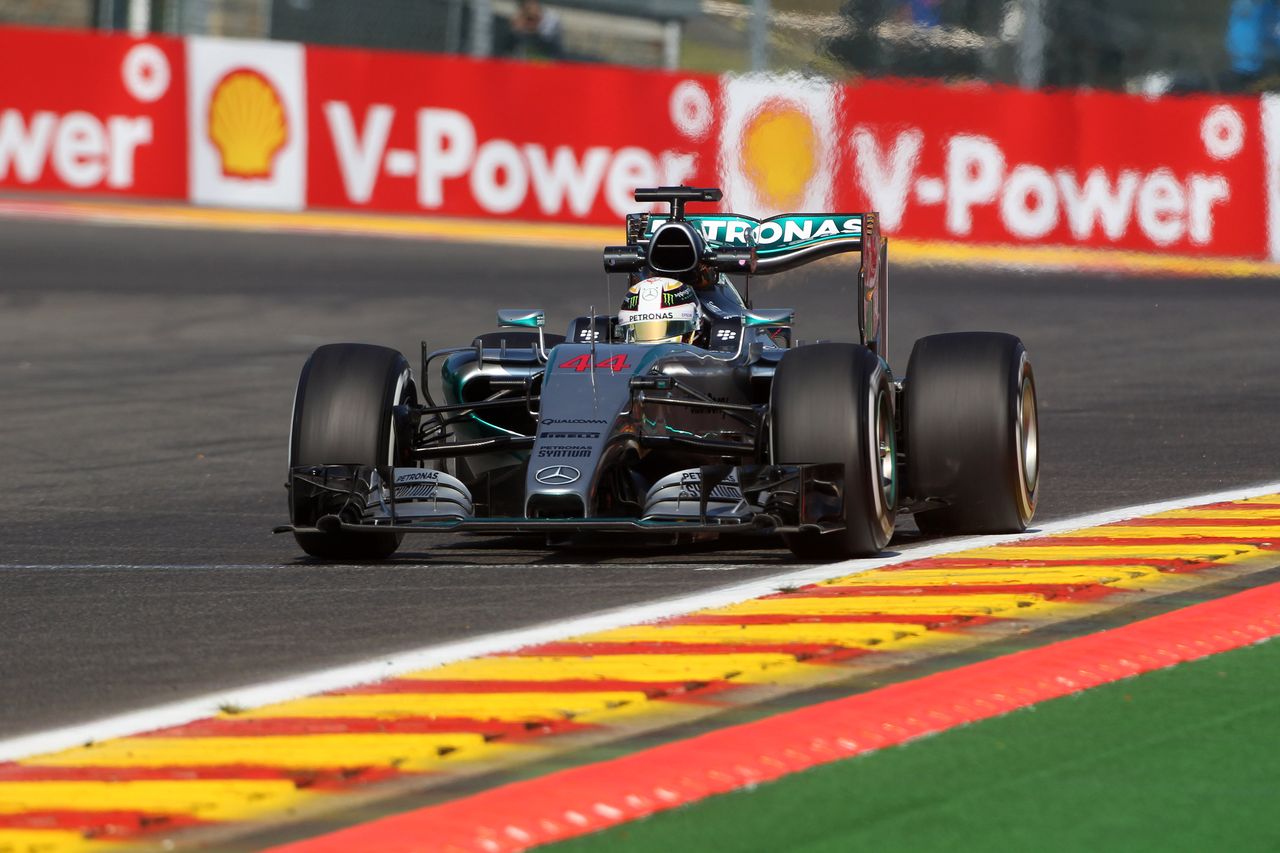 GP BELGIO, 21.08.2015 - Prove Libere 1, Lewis Hamilton (GBR) Mercedes AMG F1 W06