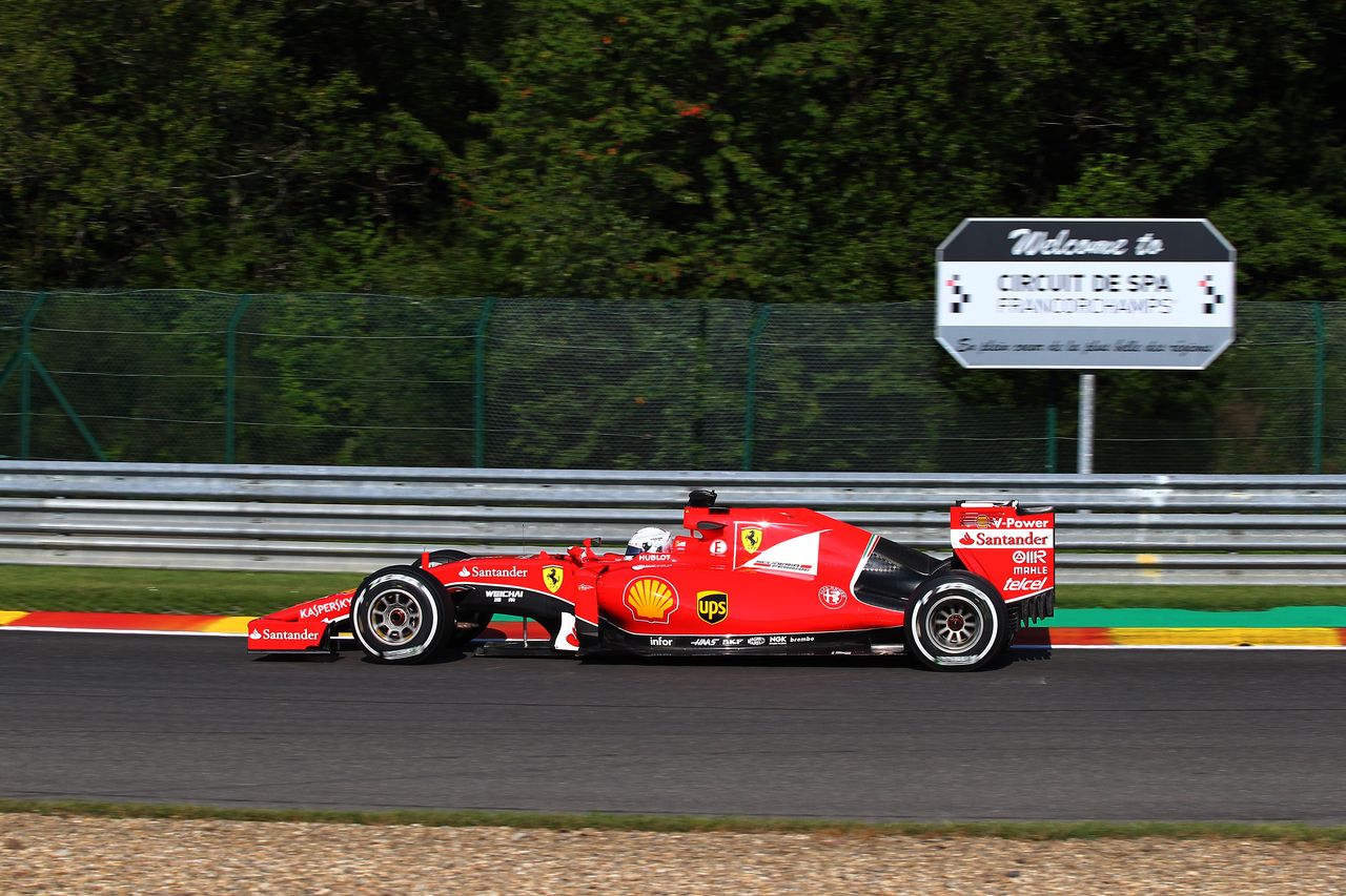GP BELGIO, 21.08.2015 - Prove Libere 1, Sebastian Vettel (GER) Ferrari SF15-T