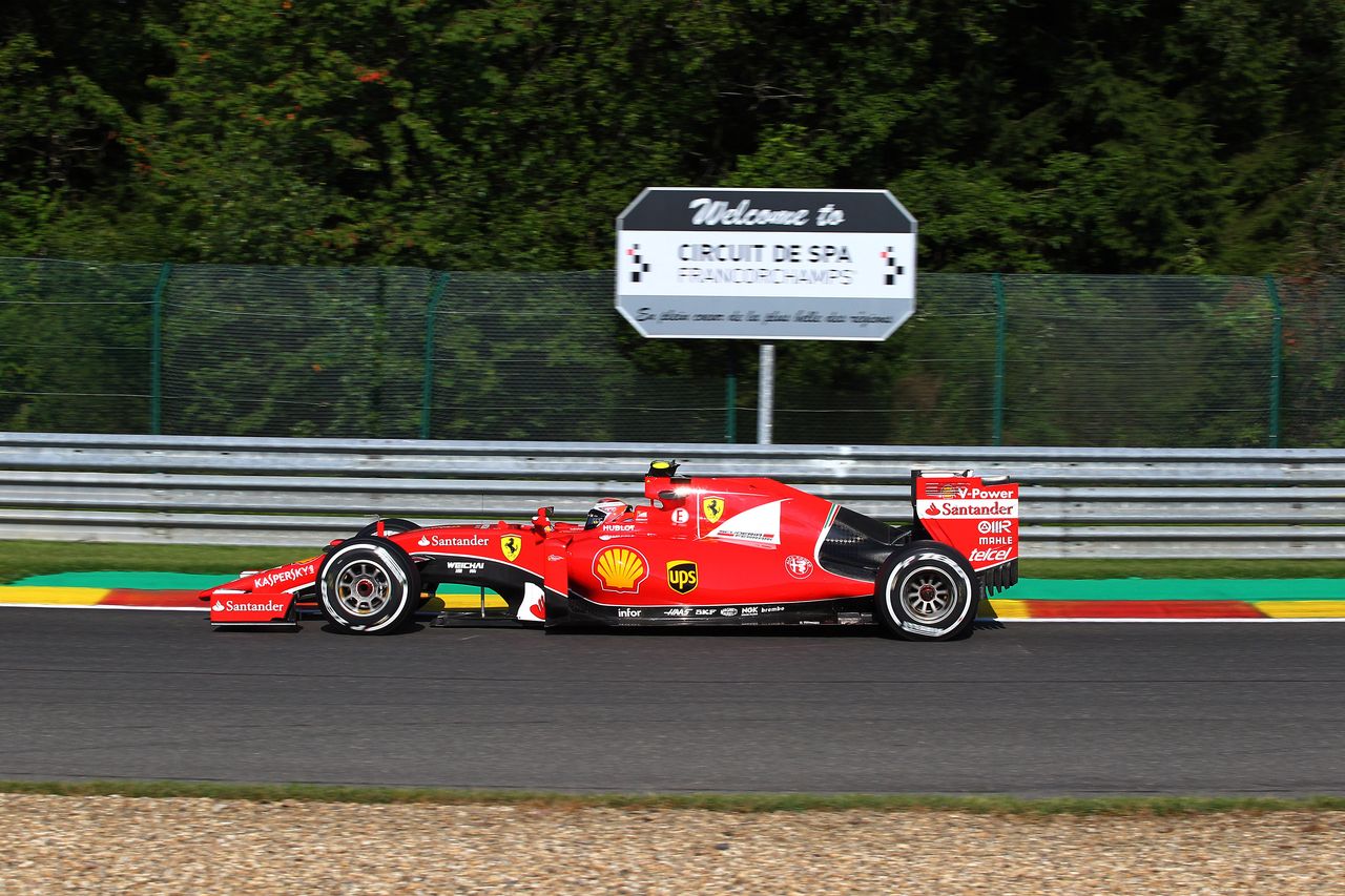 GP BELGIO, 21.08.2015 - Prove Libere 1, Kimi Raikkonen (FIN) Ferrari SF15-T