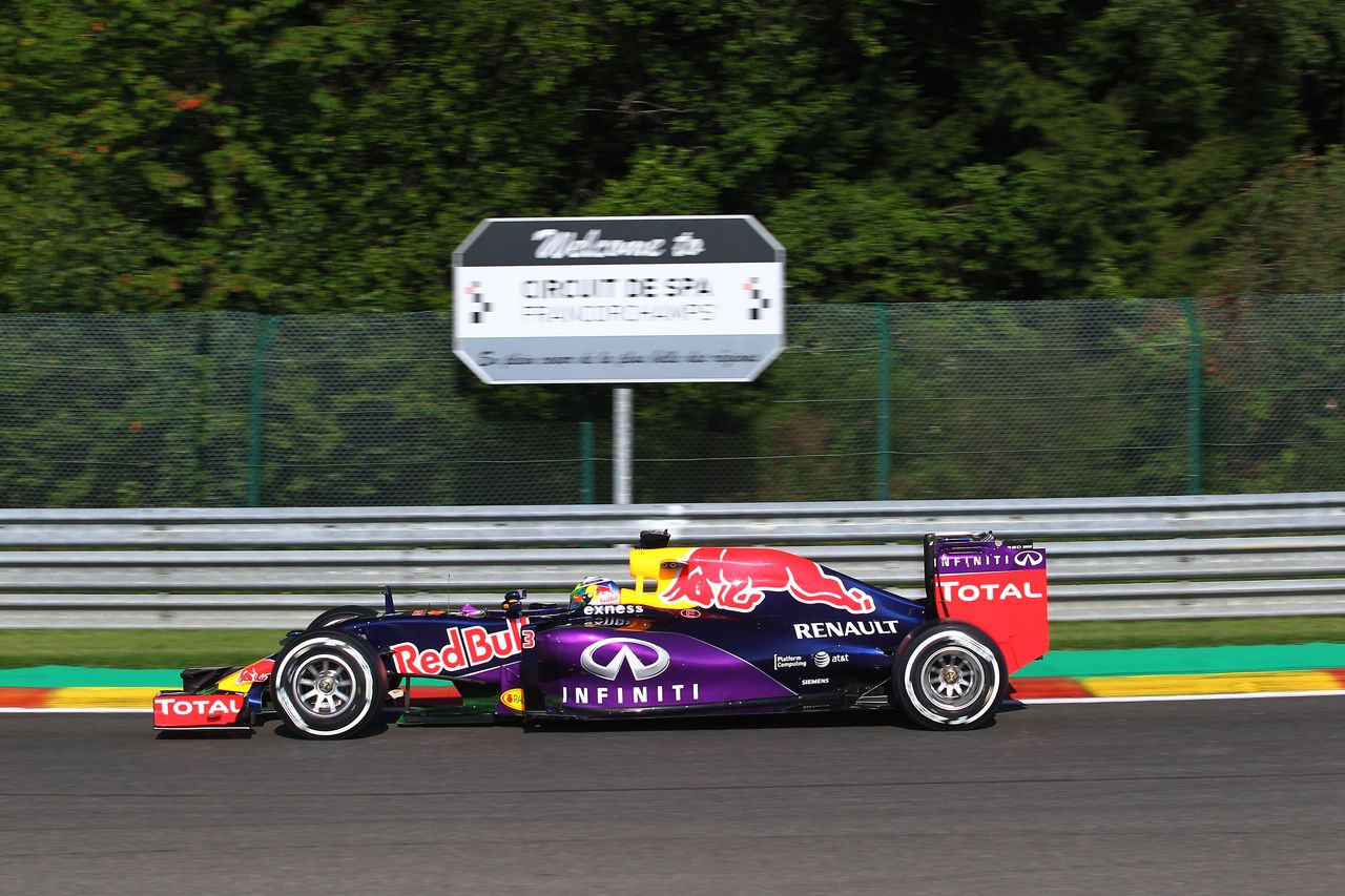 GP BELGIO, 21.08.2015 - Prove Libere 1, Daniel Ricciardo (AUS) Red Bull Racing RB11