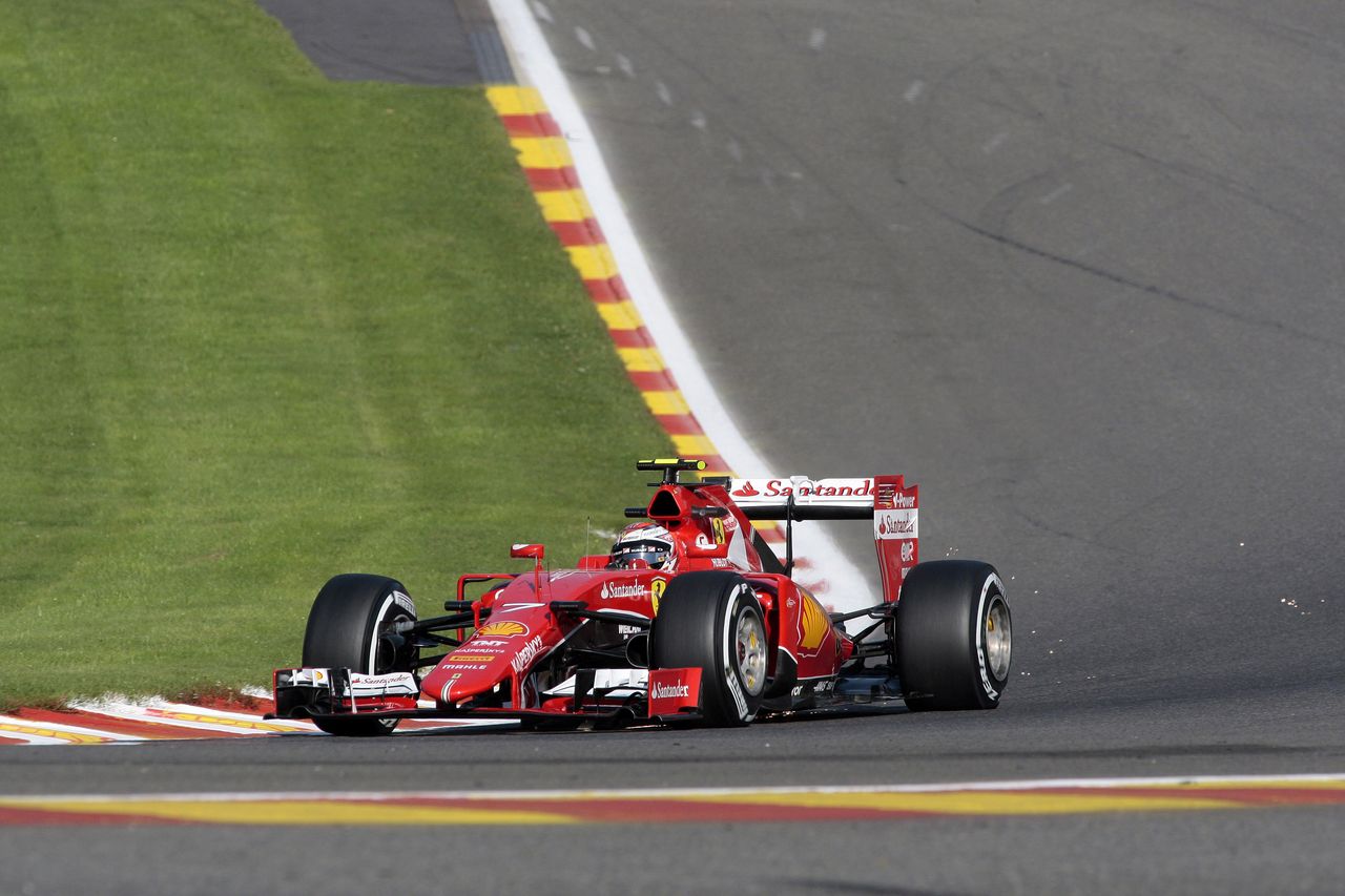 GP BELGIO, 21.08.2015 - Prove Libere 1, Kimi Raikkonen (FIN) Ferrari SF15-T