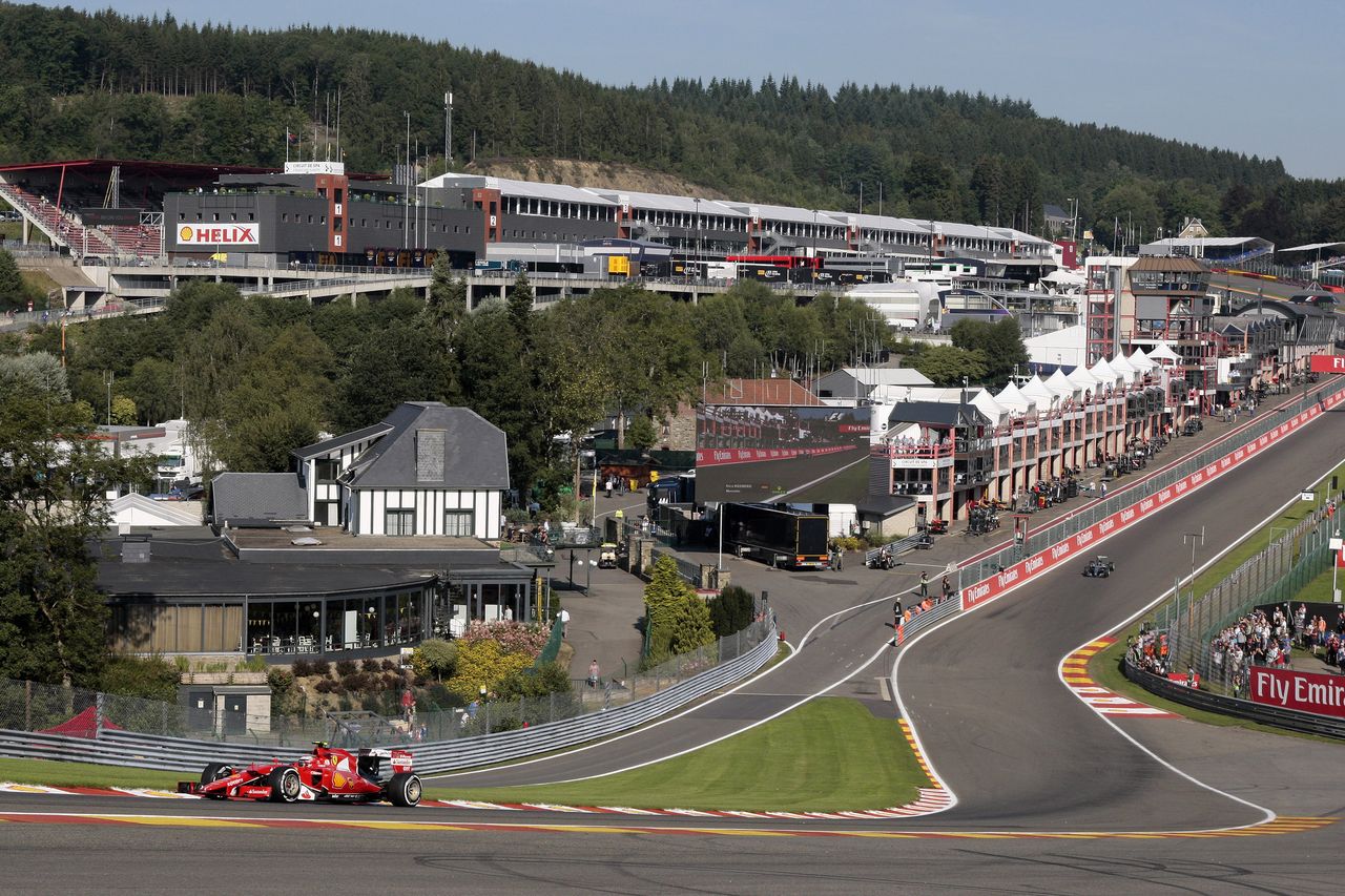 GP BELGIO, 21.08.2015 - Prove Libere 1, Kimi Raikkonen (FIN) Ferrari SF15-T