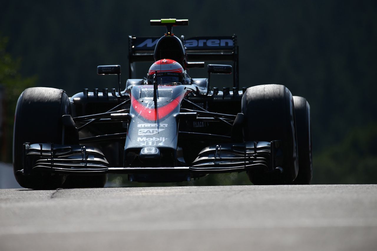 GP BELGIO, 21.08.2015 - Prove Libere 1, Jenson Button (GBR)  McLaren Honda MP4-30.