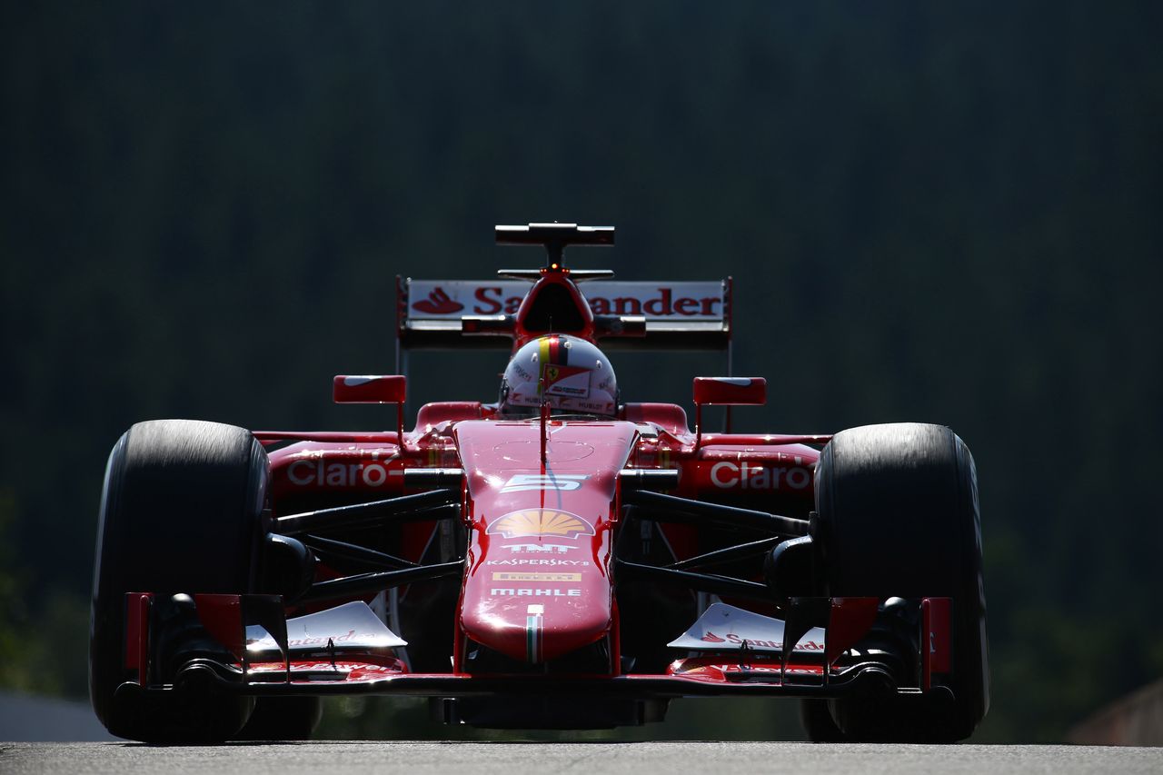 GP BELGIO, 21.08.2015 - Prove Libere 1, Sebastian Vettel (GER) Ferrari SF15-T