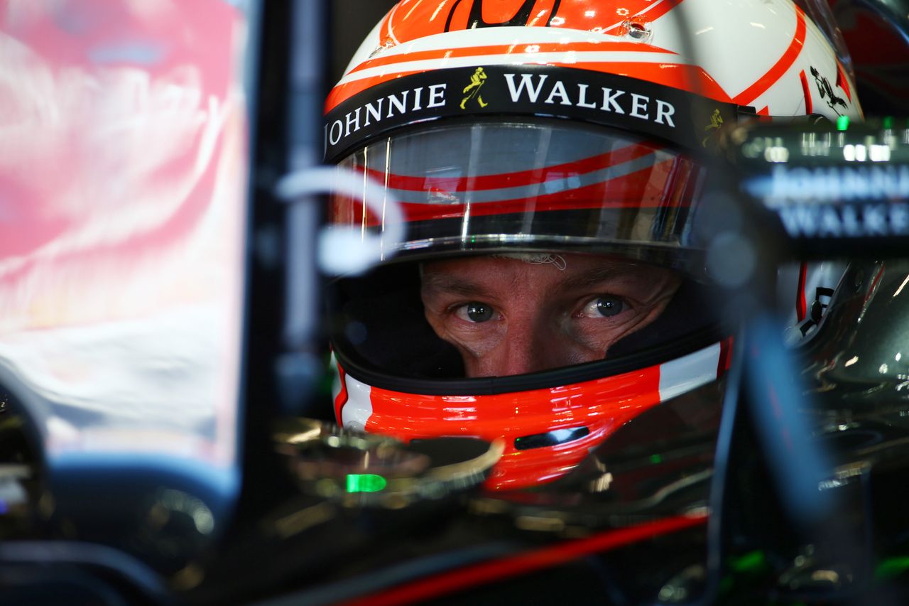 GP BELGIO, 21.08.2015 - Prove Libere 1, Jenson Button (GBR)  McLaren Honda MP4-30.
