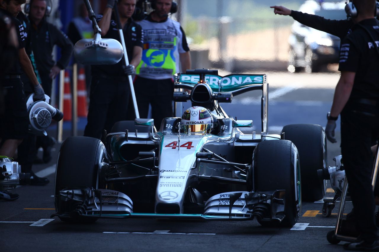 GP BELGIO, 21.08.2015 - Prove Libere 1, Lewis Hamilton (GBR) Mercedes AMG F1 W06