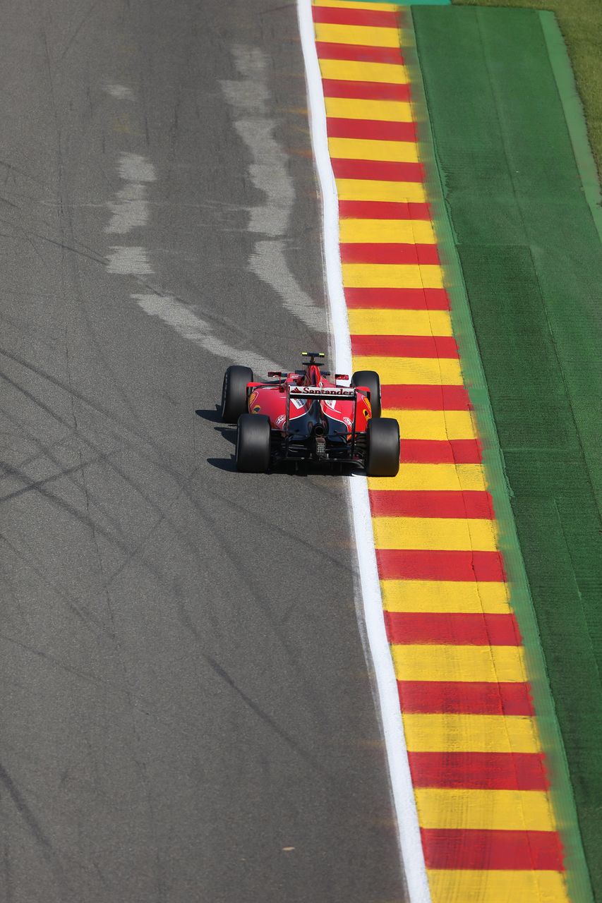 GP BELGIO, 21.08.2015 - Prove Libere 1, Kimi Raikkonen (FIN) Ferrari SF15-T