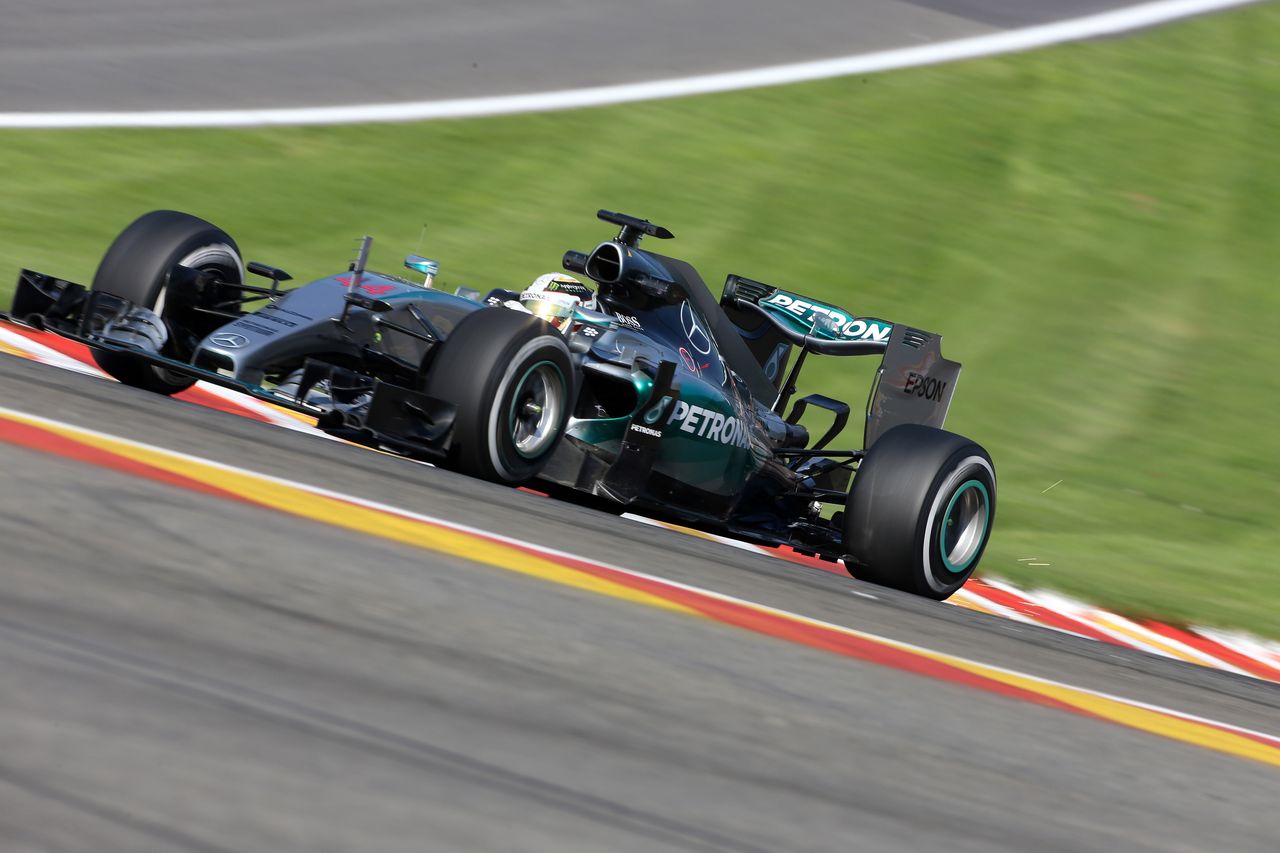 GP BELGIO, 21.08.2015 - Prove Libere 1, Lewis Hamilton (GBR) Mercedes AMG F1 W06