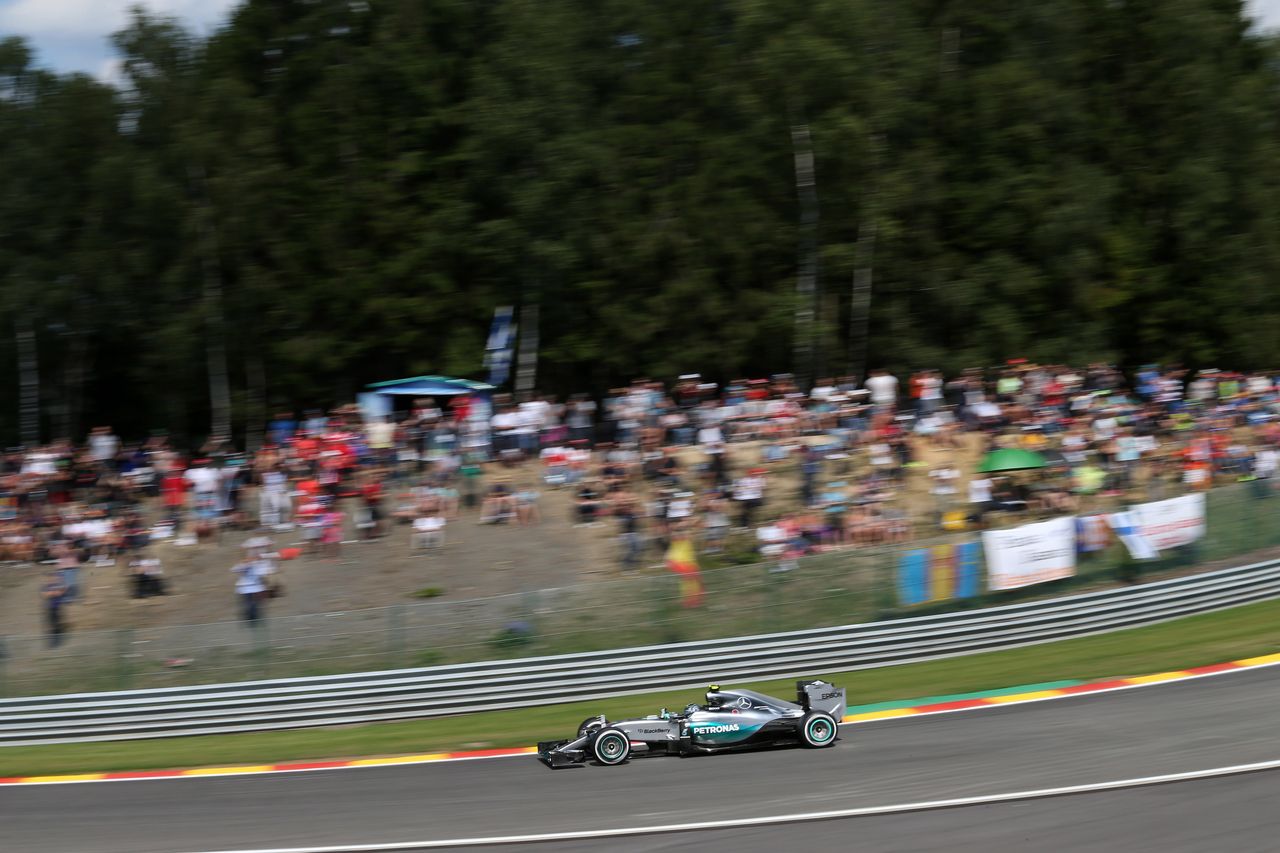 GP BELGIO, 21.08.2015 - Prove Libere 2, Nico Rosberg (GER) Mercedes AMG F1 W06