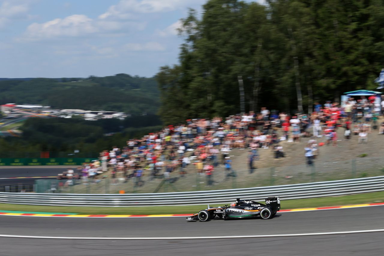 GP BELGIO, 21.08.2015 - Prove Libere 2, Nico Hulkenberg (GER) Sahara Force India F1 VJM08