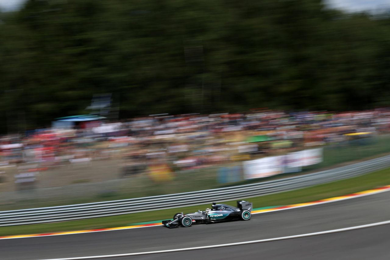 GP BELGIO, 21.08.2015 - Prove Libere 2, Lewis Hamilton (GBR) Mercedes AMG F1 W06