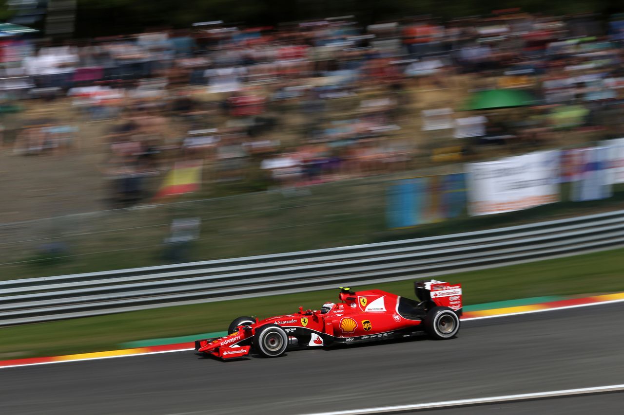 GP BELGIO, 21.08.2015 - Prove Libere 2, Kimi Raikkonen (FIN) Ferrari SF15-T