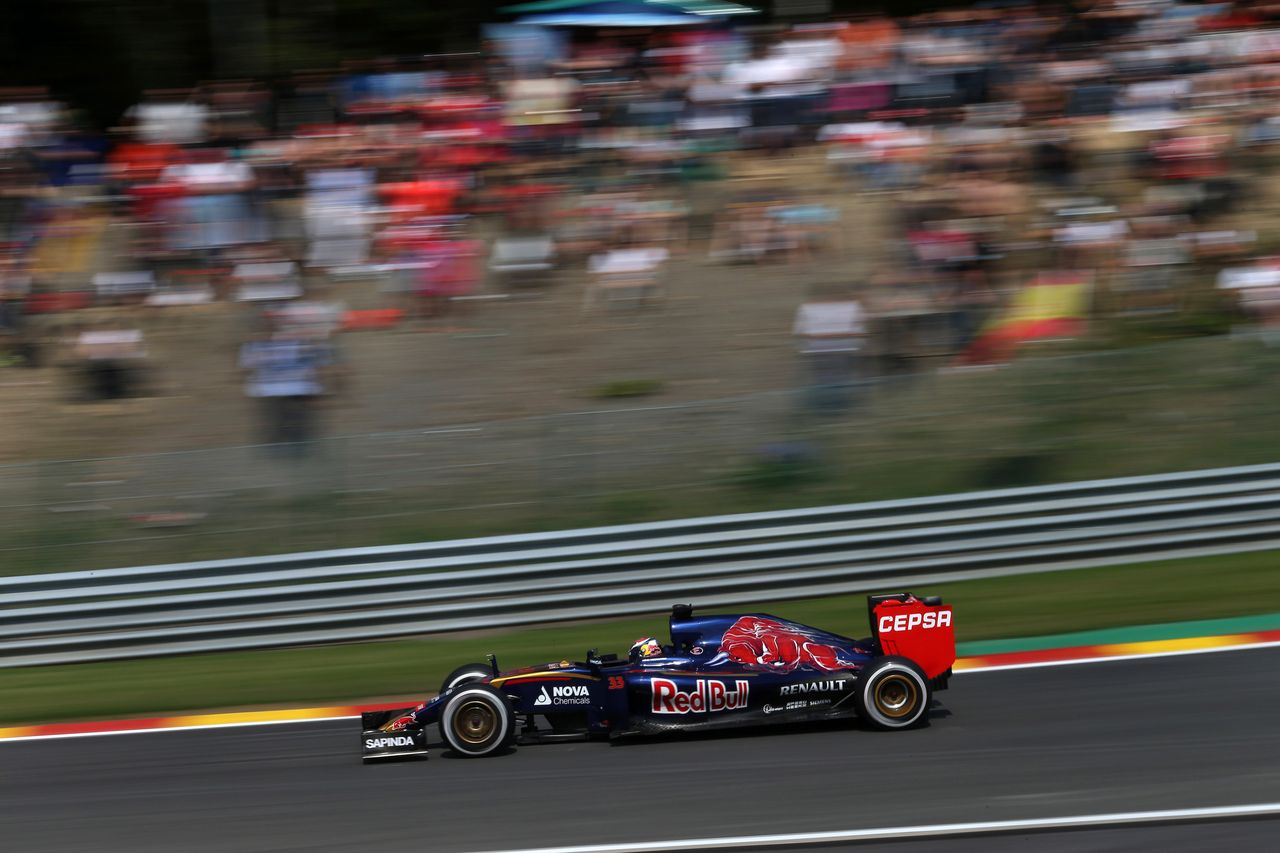 GP BELGIO, 21.08.2015 - Prove Libere 2, Max Verstappen (NED) Scuderia Toro Rosso STR10