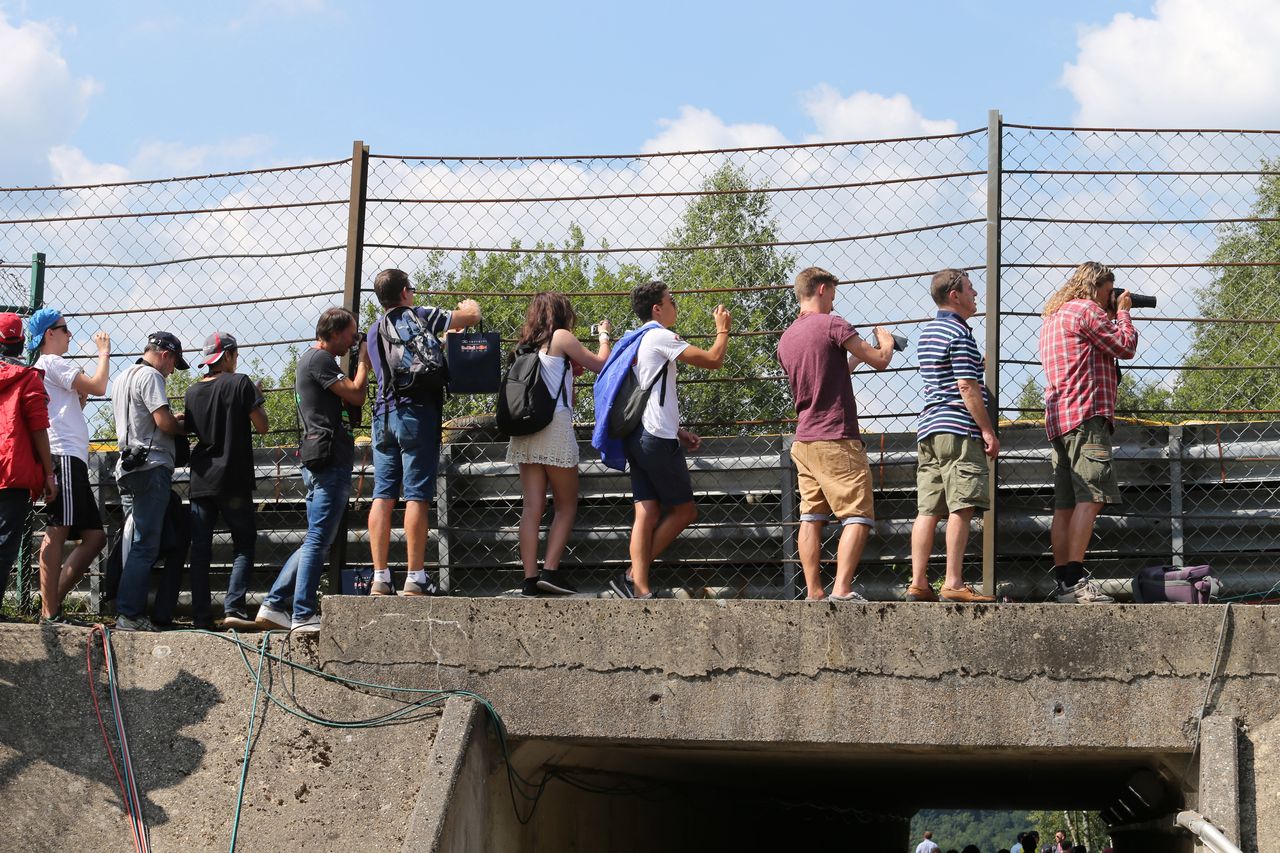 GP BELGIO, 21.08.2015 - Prove Libere 2, Fans