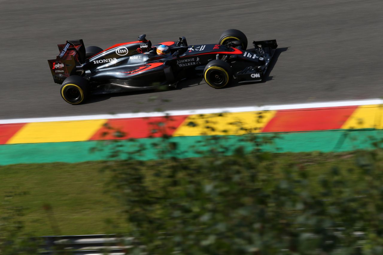 GP BELGIO, 21.08.2015 - Prove Libere 2, Fernando Alonso (ESP) McLaren Honda MP4-30
