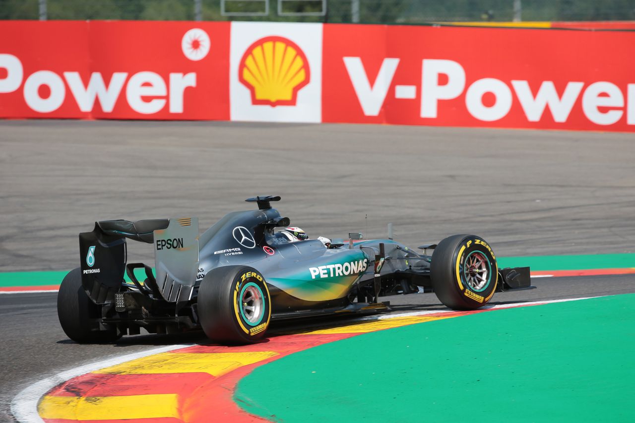 GP BELGIO, 21.08.2015 - Prove Libere 2, Lewis Hamilton (GBR) Mercedes AMG F1 W06
