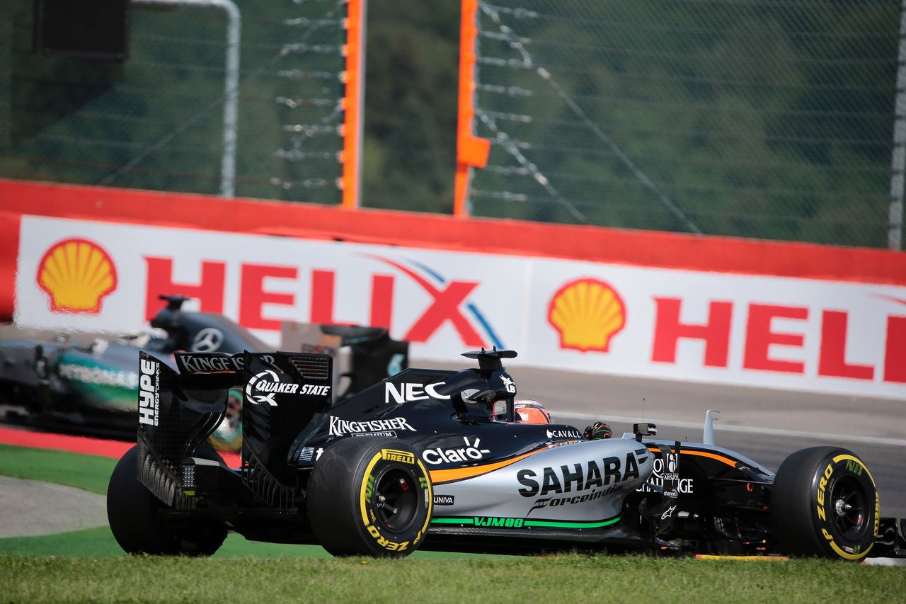 GP BELGIO, 21.08.2015 - Prove Libere 2, Nico Hulkenberg (GER) Sahara Force India F1 VJM08