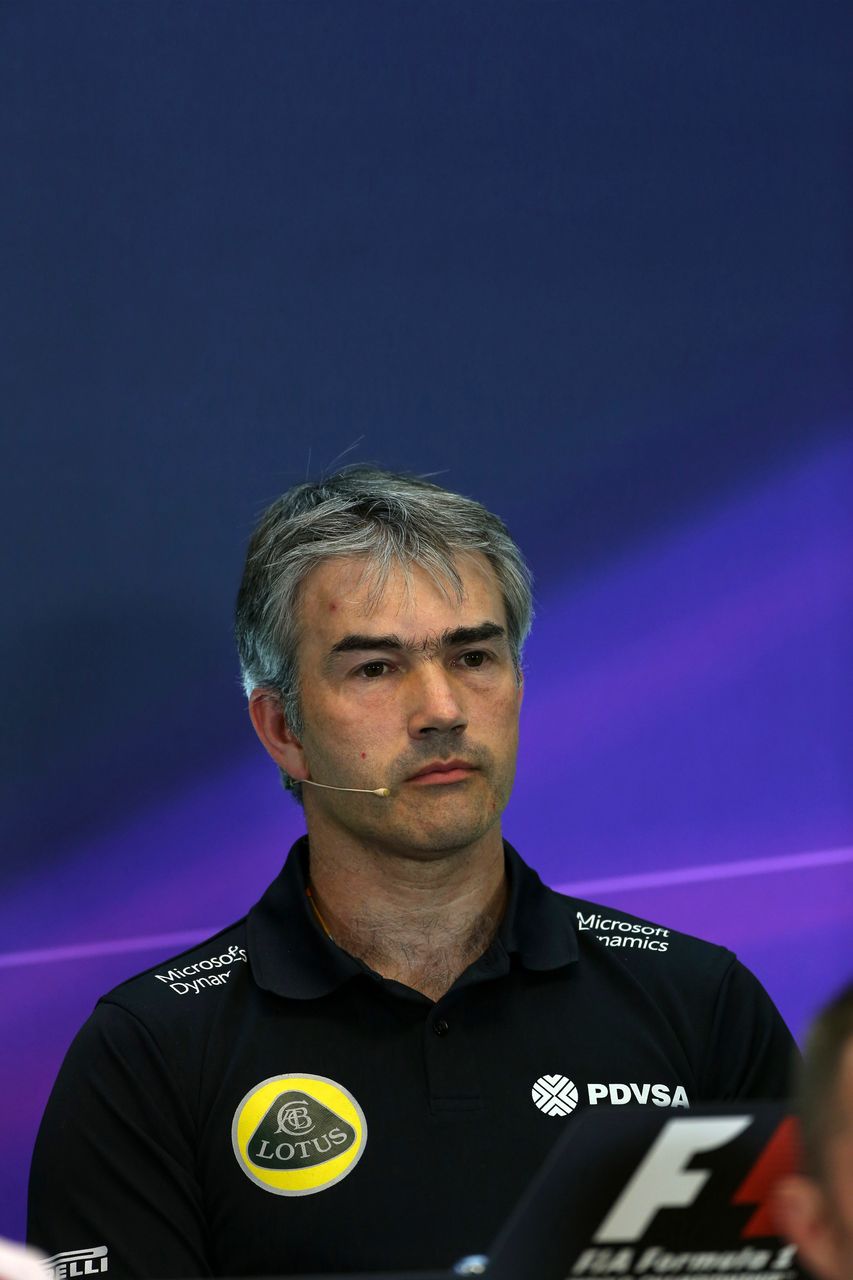 GP BELGIO, 21.08.2015 - Conferenza Stampa, Nick Chester, Lotus