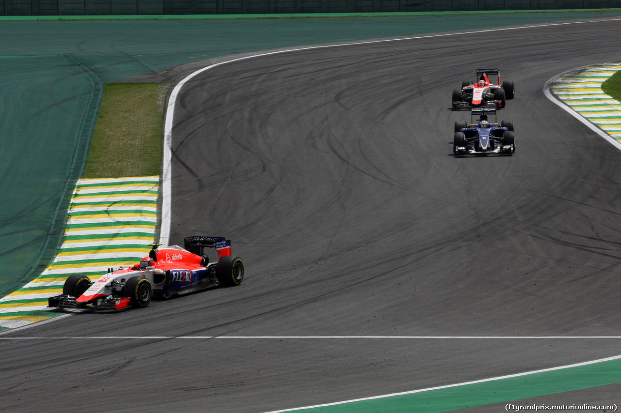 GP BRASILE, 15.11.2015 - Gara, Alexander Rossi (USA) Manor Marussia F1 Team
