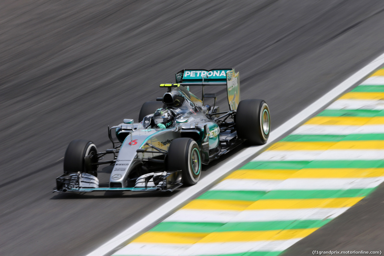 GP BRASILE, 15.11.2015 - Gara, Nico Rosberg (GER) Mercedes AMG F1 W06