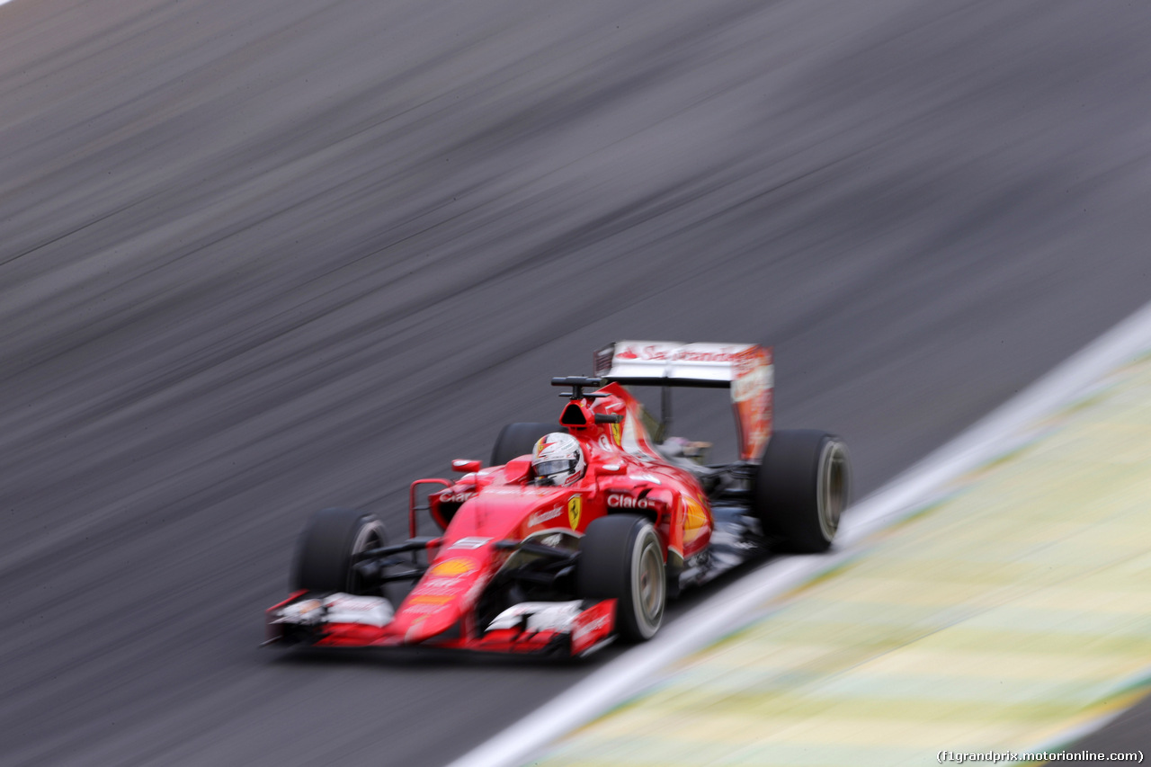 GP BRASILE, 15.11.2015 - Gara, Sebastian Vettel (GER) Ferrari SF15-T