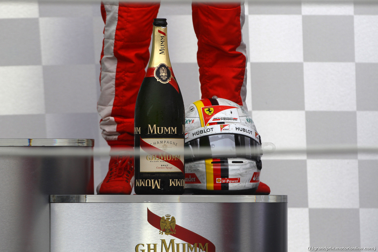 GP BRASILE, 15.11.2015 - Gara, terzo Sebastian Vettel (GER) Ferrari SF15-T