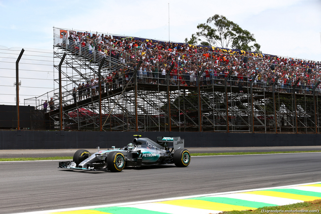 GP BRASILE, 15.11.2015 - Gara, Nico Rosberg (GER) Mercedes AMG F1 W06