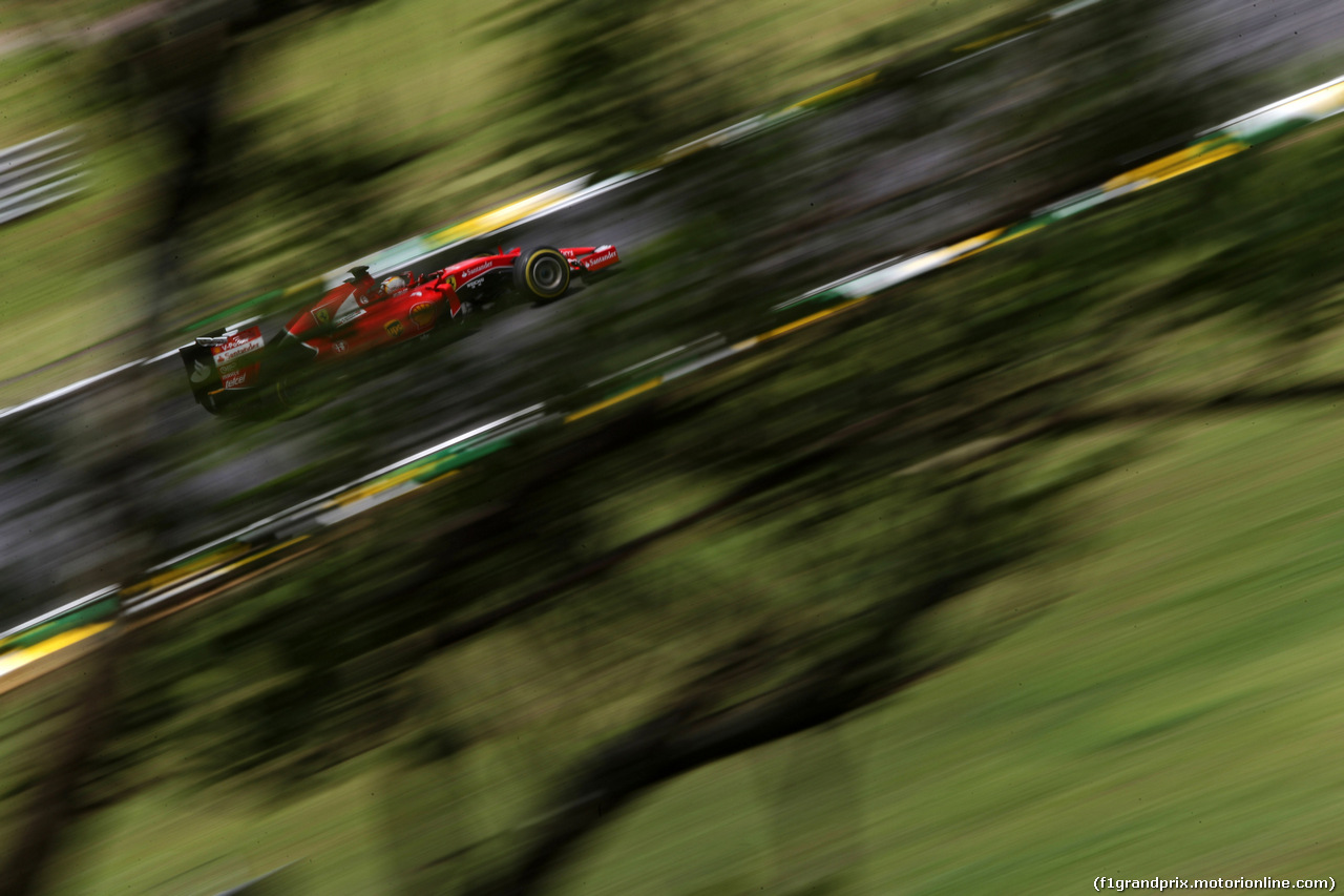 GP BRASILE, 15.11.2015 - Gara, Sebastian Vettel (GER) Ferrari SF15-T