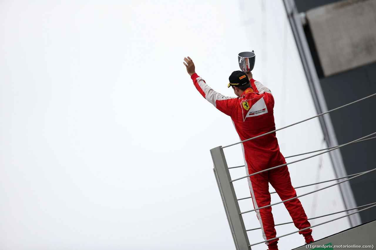 GP BRASILE, 15.11.2015 - Gara, terzo Sebastian Vettel (GER) Ferrari SF15-T