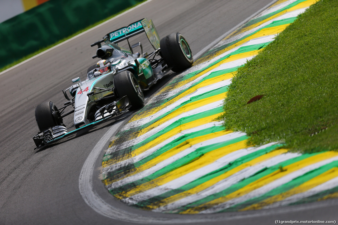 GP BRASILE, 15.11.2015 - Gara, Lewis Hamilton (GBR) Mercedes AMG F1 W06