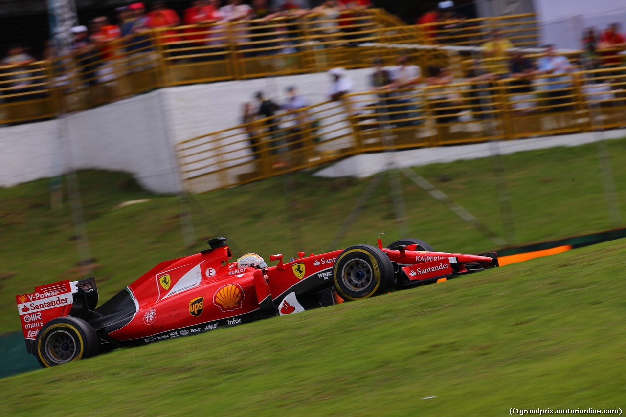 GP BRASILE, 15.11.2015 - Gara, Sebastian Vettel (GER) Ferrari SF15-T