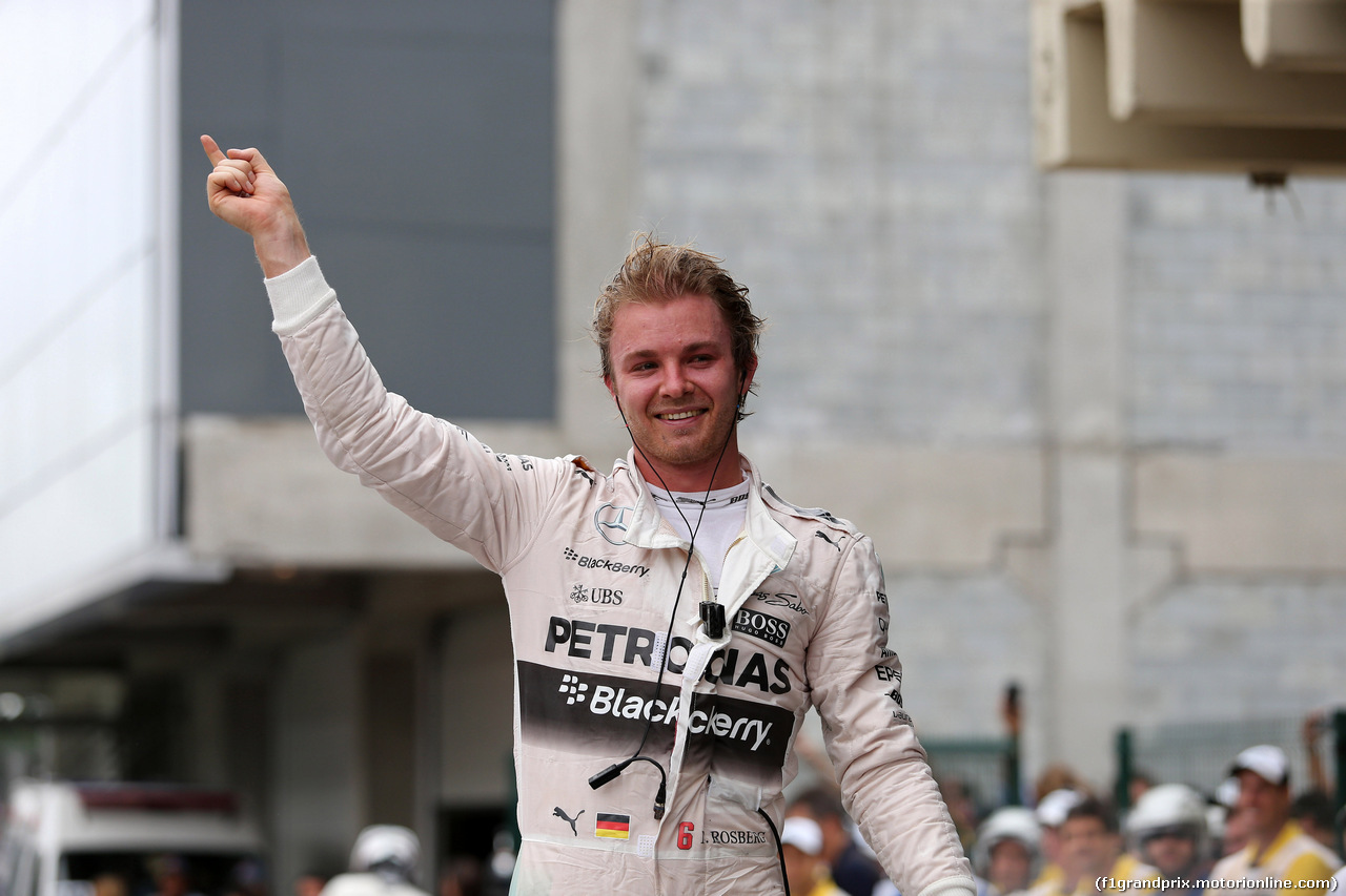 GP BRASILE, 15.11.2015 - Gara, Nico Rosberg (GER) Mercedes AMG F1 W06 vincitore