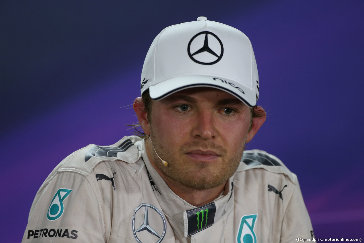 GP BRASILE, 15.11.2015 - Gara, Conferenza Stampa, Nico Rosberg (GER) Mercedes AMG F1 W06